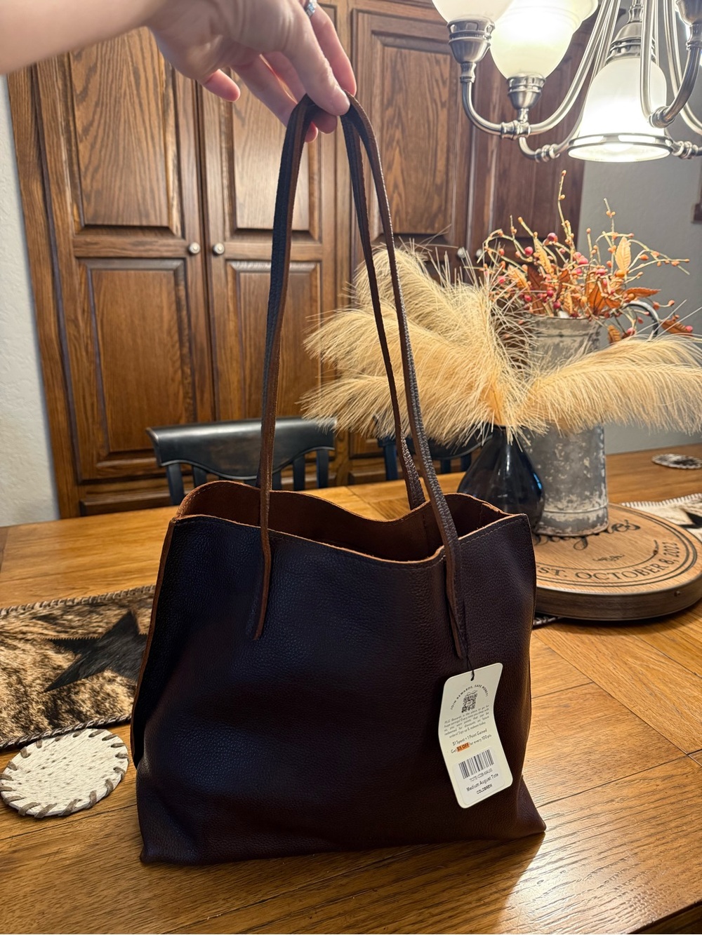 Portland Leather Coldbrew August Tote
